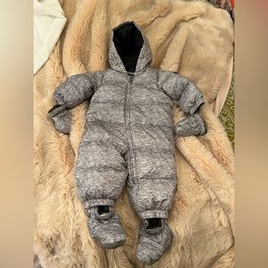 Baby Gap Down Snowsuit Size 6-12 Months